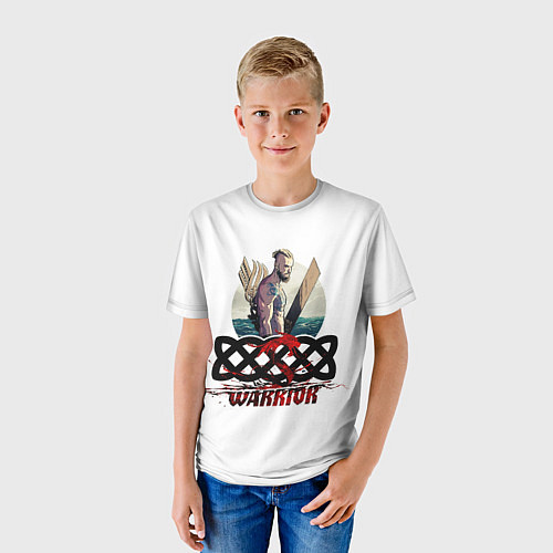 Детская футболка Викинг Бьёрн Железнобокий / 3D-принт – фото 3