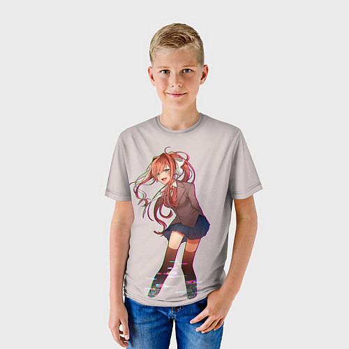 Детская футболка Cyber Monika / 3D-принт – фото 3