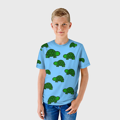 Детская футболка Черепаха / 3D-принт – фото 3