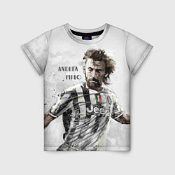 Футболка детская Andrea Pirlo, цвет: 3D-принт