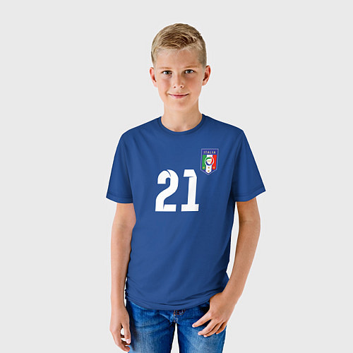 Детская футболка Andrea Pirlo / 3D-принт – фото 3