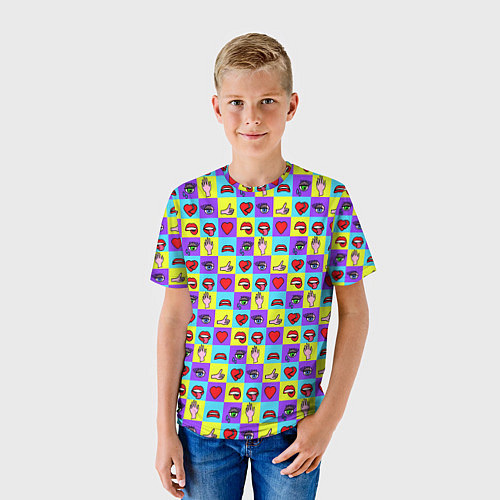Детская футболка Поп-арт / 3D-принт – фото 3