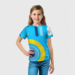 Футболка детская Геометрические фигуры, цвет: 3D-принт — фото 2