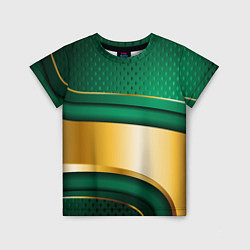 Футболка детская GREEN GOLD 3D, цвет: 3D-принт
