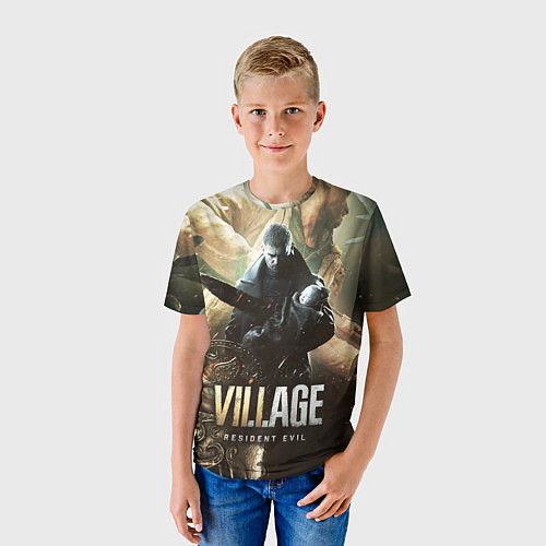 Детская футболка Resident Evil Village / 3D-принт – фото 3