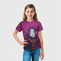 Футболка детская Маганэ Чикуджоин, цвет: 3D-принт — фото 2