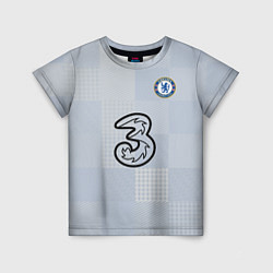 Футболка детская FC Chelsea Goalkeeper Stadium 202122, цвет: 3D-принт