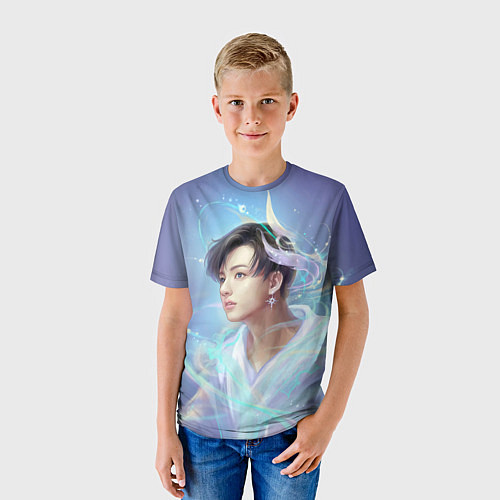 Детская футболка Jeon BTS / 3D-принт – фото 3