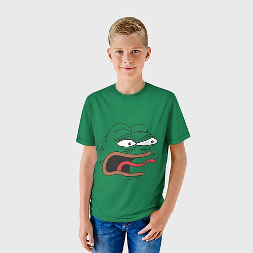 Детская футболка Pepe skin / 3D-принт – фото 3