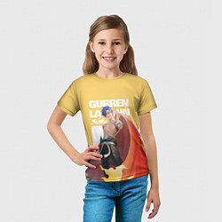 Футболка детская Гуррен Лаганн Камина, цвет: 3D-принт — фото 2
