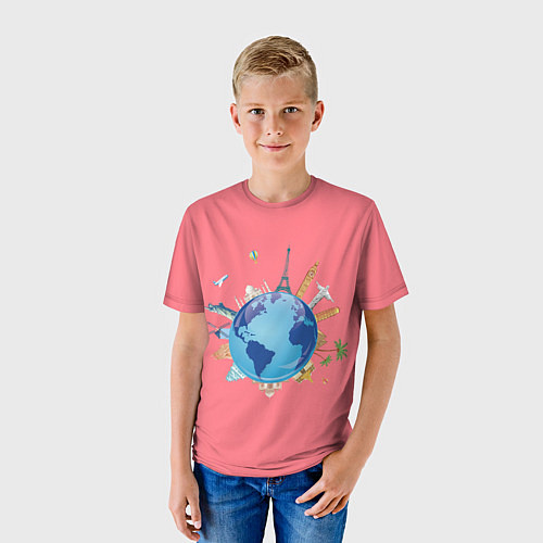 Детская футболка Наша планета / 3D-принт – фото 3