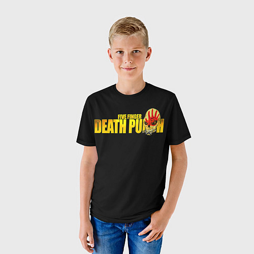 Детская футболка FFDP Five Finger Death Punch / 3D-принт – фото 3