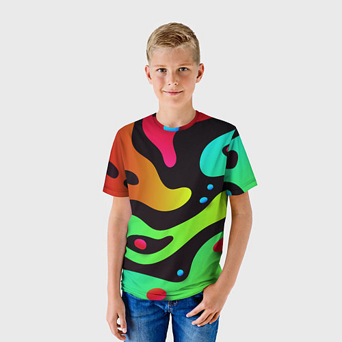 Детская футболка Неон / 3D-принт – фото 3