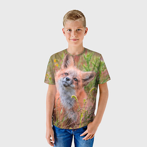 Детская футболка Лисичка / 3D-принт – фото 3