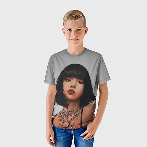 Детская футболка Hot Lisa / 3D-принт – фото 3