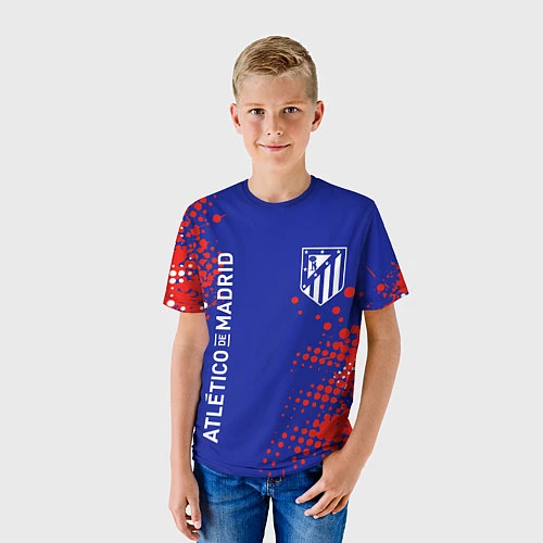 Детская футболка ATLETICO DE MADRID АТЛЕТИКО / 3D-принт – фото 3