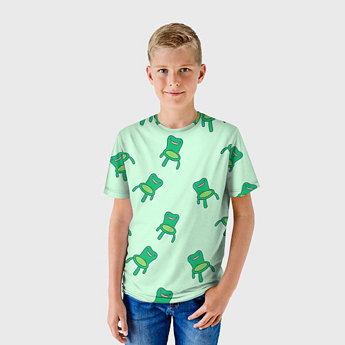 Детская футболка Froggy crossing / 3D-принт – фото 3