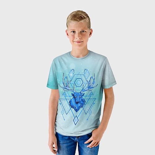 Детская футболка Олень / 3D-принт – фото 3
