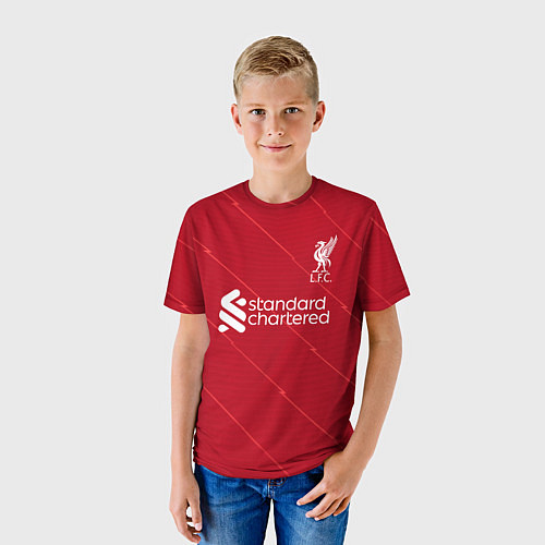 Детская футболка Мане Ливерпуль форма 20212022 / 3D-принт – фото 3