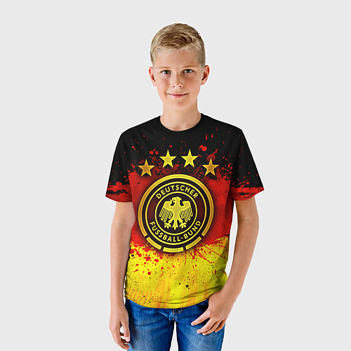 Детская футболка Сборная Германии / 3D-принт – фото 3