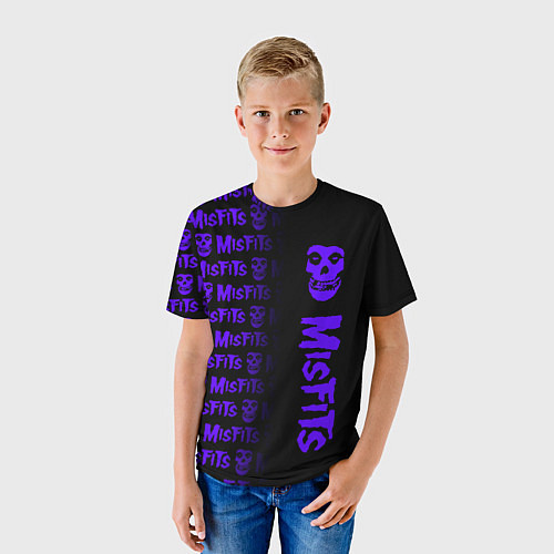 Детская футболка MISFITS 9 / 3D-принт – фото 3