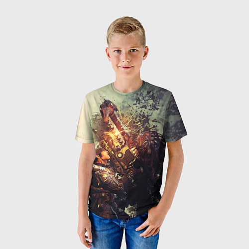 Детская футболка Маркус в деле / 3D-принт – фото 3