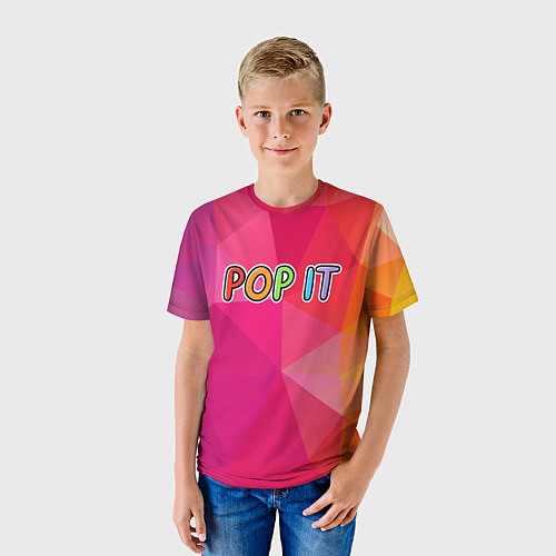 Детская футболка POP IT ПОП ИТ Z / 3D-принт – фото 3
