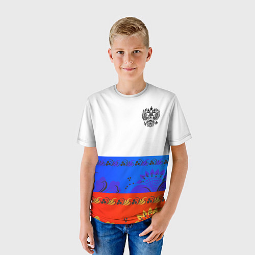 Детская футболка Russia 3 / 3D-принт – фото 3