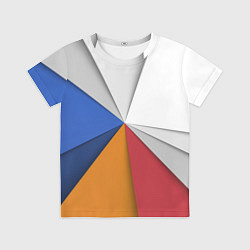 Футболка детская Трегоугольник, цвет: 3D-принт