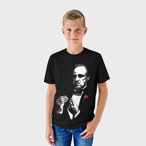 Детская футболка Крёстный Отец The Godfather / 3D-принт – фото 3