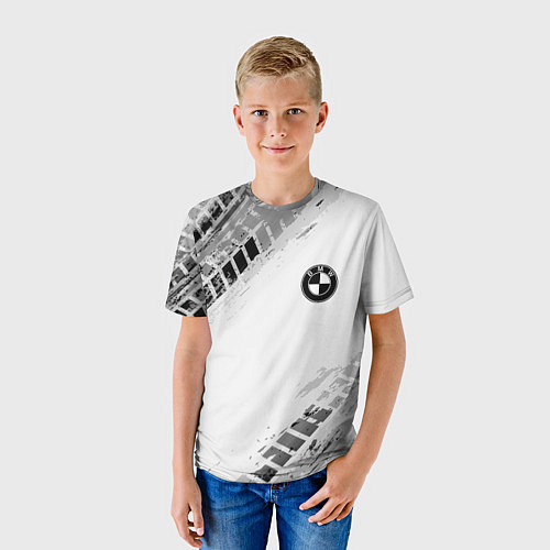 Детская футболка BMW ПРОТЕКТОР ШИН / 3D-принт – фото 3