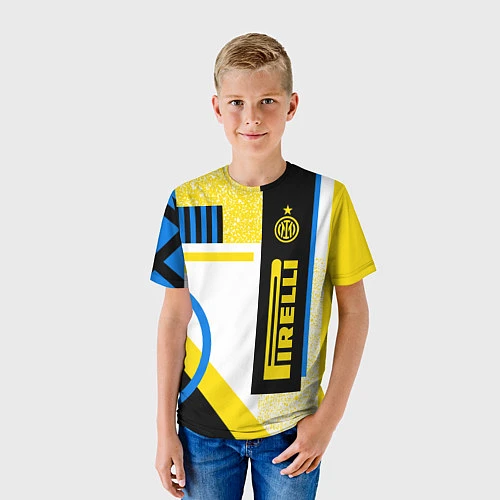 Детская футболка ФК «Интер Милан» 202021 / 3D-принт – фото 3