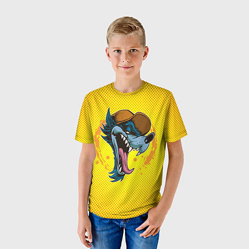 Детская футболка Волчара / 3D-принт – фото 3