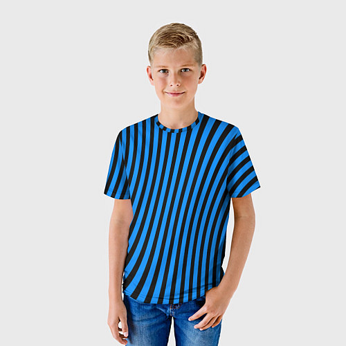 Детская футболка Lines / 3D-принт – фото 3