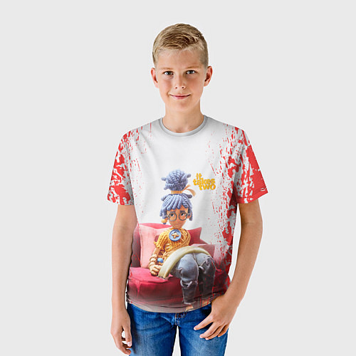 Детская футболка It takes two mini logo / 3D-принт – фото 3