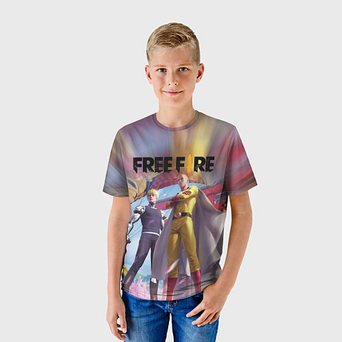 Детская футболка FREEFIRE САЙТАМА Z / 3D-принт – фото 3