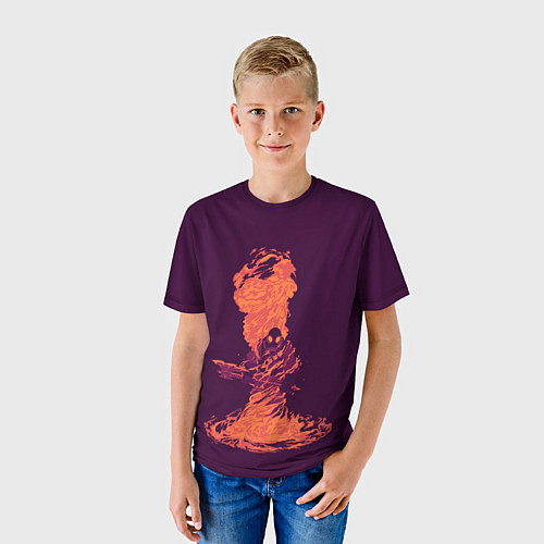 Детская футболка Pyro in fire / 3D-принт – фото 3