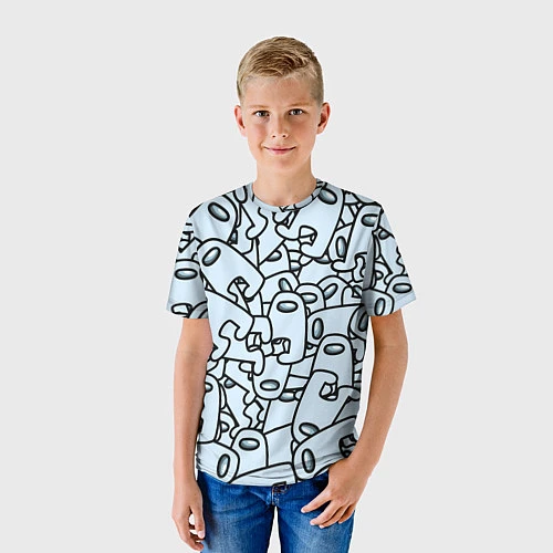 Детская футболка Among us mem / 3D-принт – фото 3
