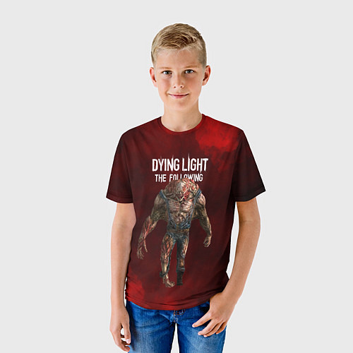 Детская футболка Dying light монстр / 3D-принт – фото 3