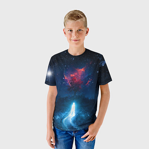 Детская футболка Душа идущая в космос Soul space Z / 3D-принт – фото 3