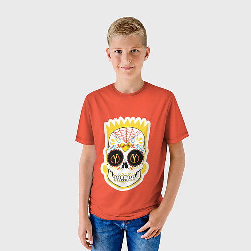 Детская футболка Мексиканский Барт / 3D-принт – фото 3