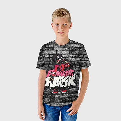 Детская футболка Friday Night Funkin A G O T I / 3D-принт – фото 3