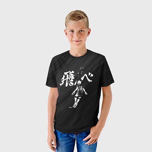 Детская футболка Fly high Шоё Хината Haikyuu!! / 3D-принт – фото 3