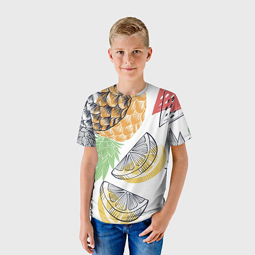 Детская футболка Сочное настроение / 3D-принт – фото 3