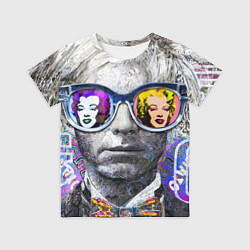 Футболка детская Andy Warhol Энди Уорхол, цвет: 3D-принт