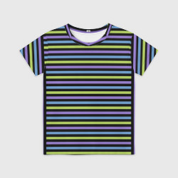 Футболка детская Веселая полосочка, цвет: 3D-принт