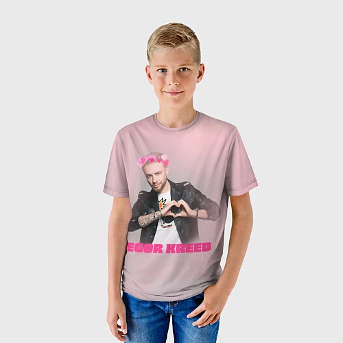 Детская футболка Любимый Егорка / 3D-принт – фото 3