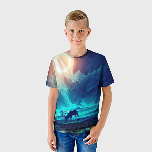 Детская футболка ВОЛШЕБНЫЙ МИР / 3D-принт – фото 3