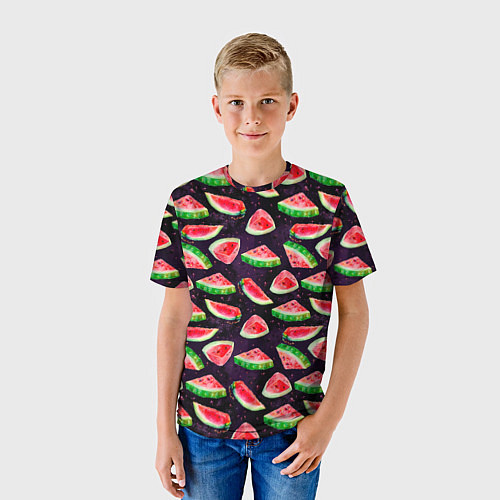 Детская футболка Арбузное лето / 3D-принт – фото 3