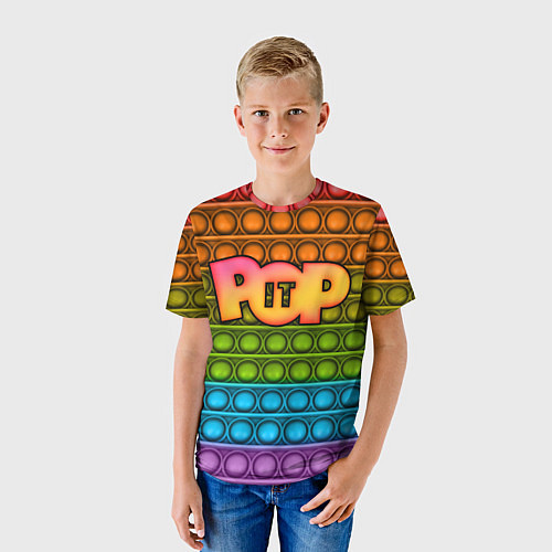 Детская футболка POP it ПУПЫРКА / 3D-принт – фото 3